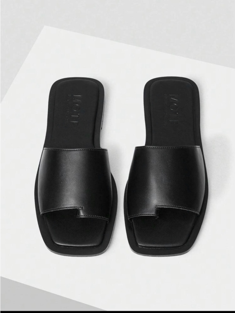 MOTF Black Slide Sandals - Picture 3 of 6